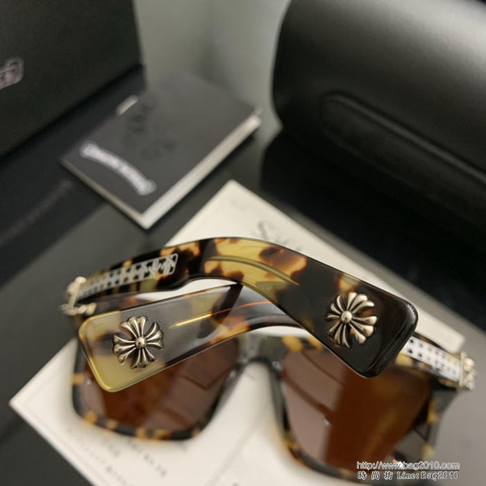 CHROME HEARTS 克羅心 男士休閒 高端品質 經典之作 時尚男款太陽鏡  lly1537